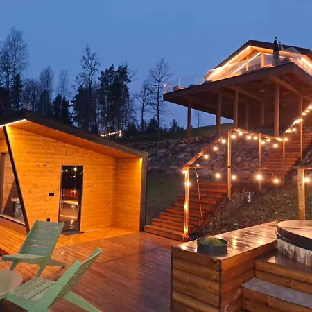 View Odyl Off-grid House With Sauna And Hot-tub Pindi (Polva)