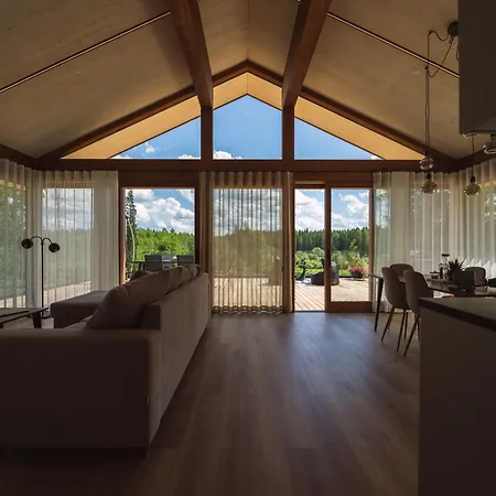 Holiday home View Odyl Off-grid House With Sauna And Hot-tub Pindi (Polva)