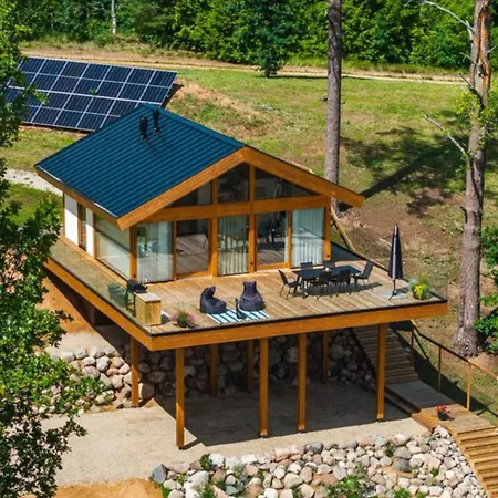 View Odyl Off-grid House With Sauna And Hot-tub Holiday home Pindi (Polva)