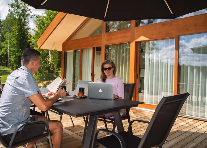 View Odyl House With Sauna And Seasonal Hot-tub