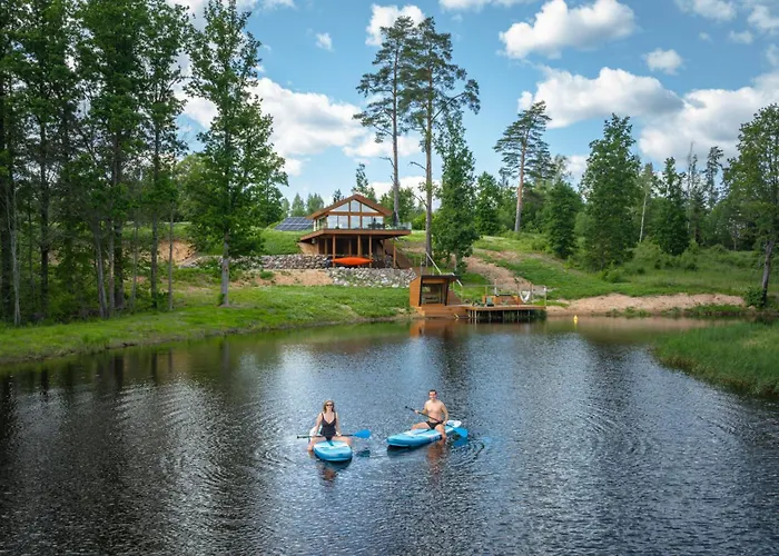 View Odyl House With Sauna And Seasonal Hot-tub * Pindi (Polva)