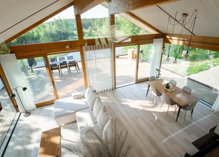 View Odyl House With Sauna And Seasonal Hot-tub